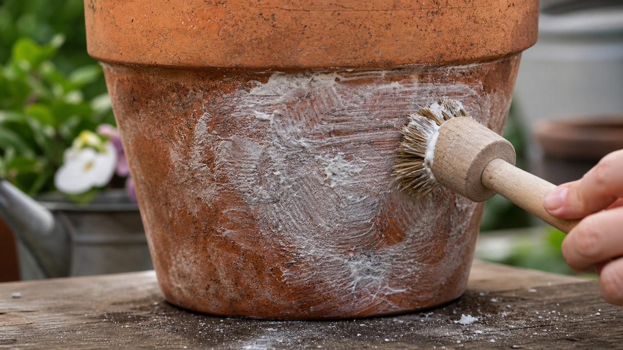 Pastinha com bicarbonato ajuda na limpeza externa de vasos encardidos