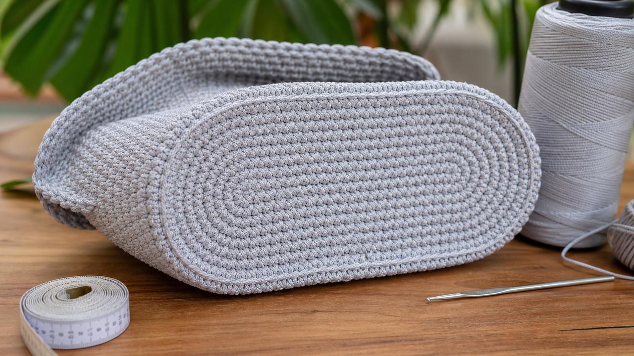 Detalhe da base oval e dos pontos baixos bem fechados